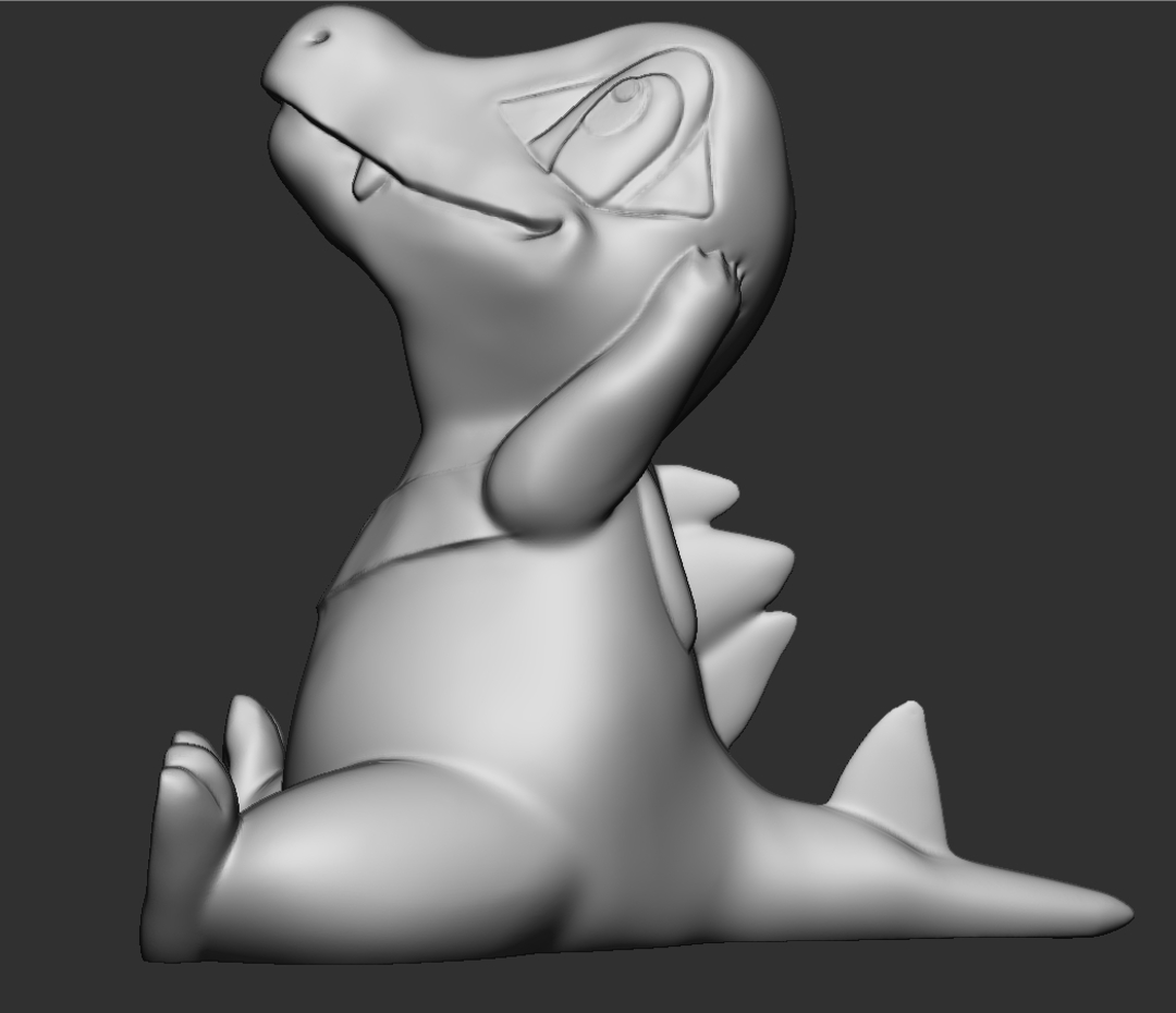Image Totodyle 3D Pokemon ready to print