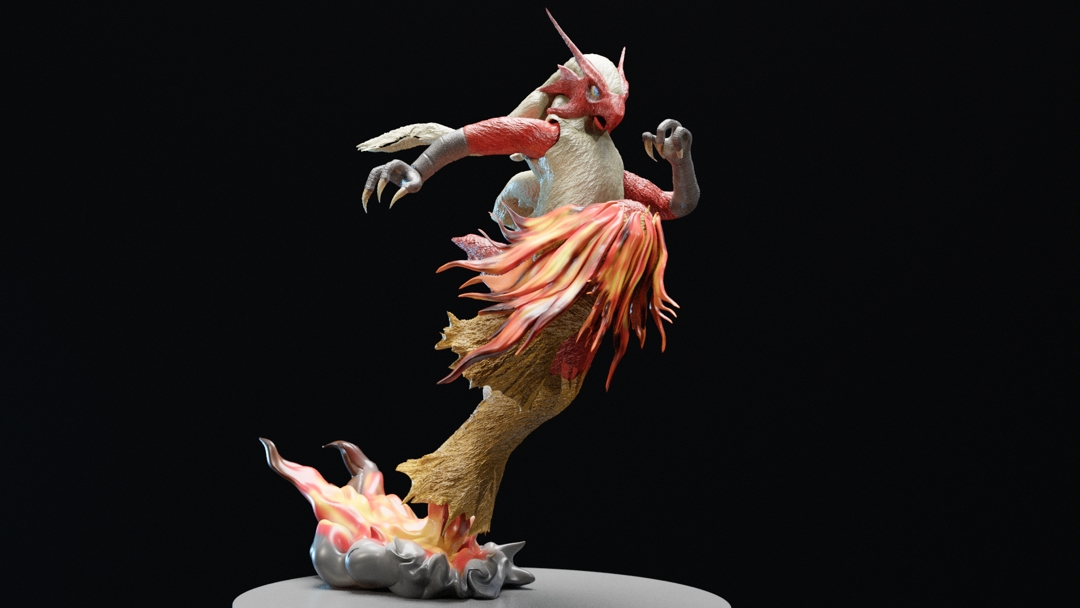 Image Pokemón Blaziken 3D