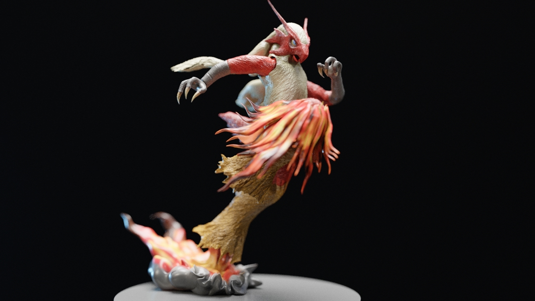 Image Pokemón Blaziken 3D