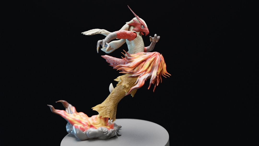 Image Pokemón Blaziken 3D