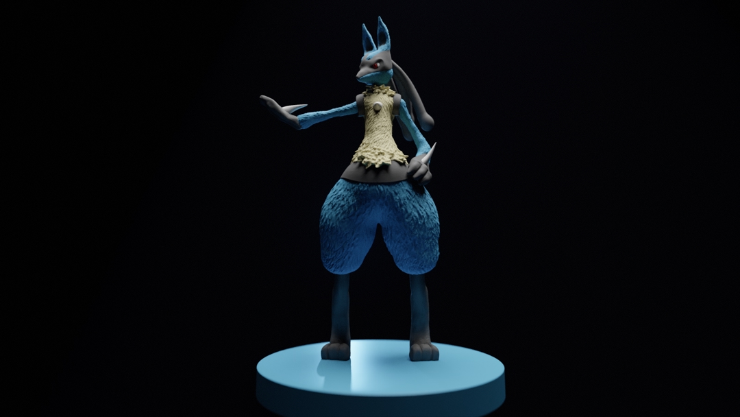 Image POKEMÓN LUCARIO 3D