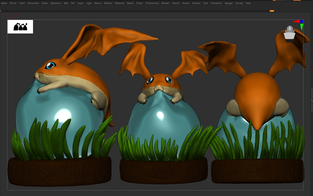 Image Digimon Patamon! (stl 3D MODEL)