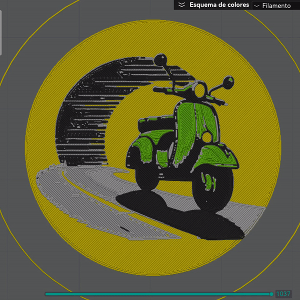 Image Llavero Vespa