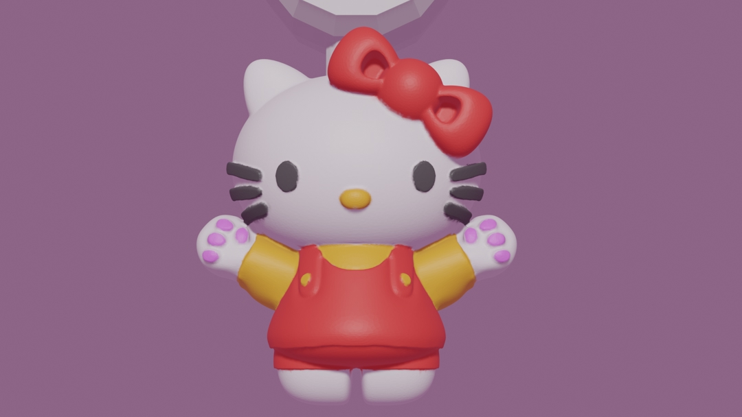 Model image HELLO KITTY KEYRING LLAVERO