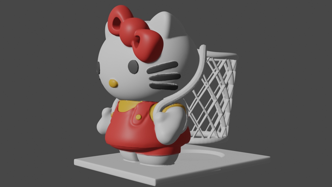 Image Pen Holder Hello Kitty