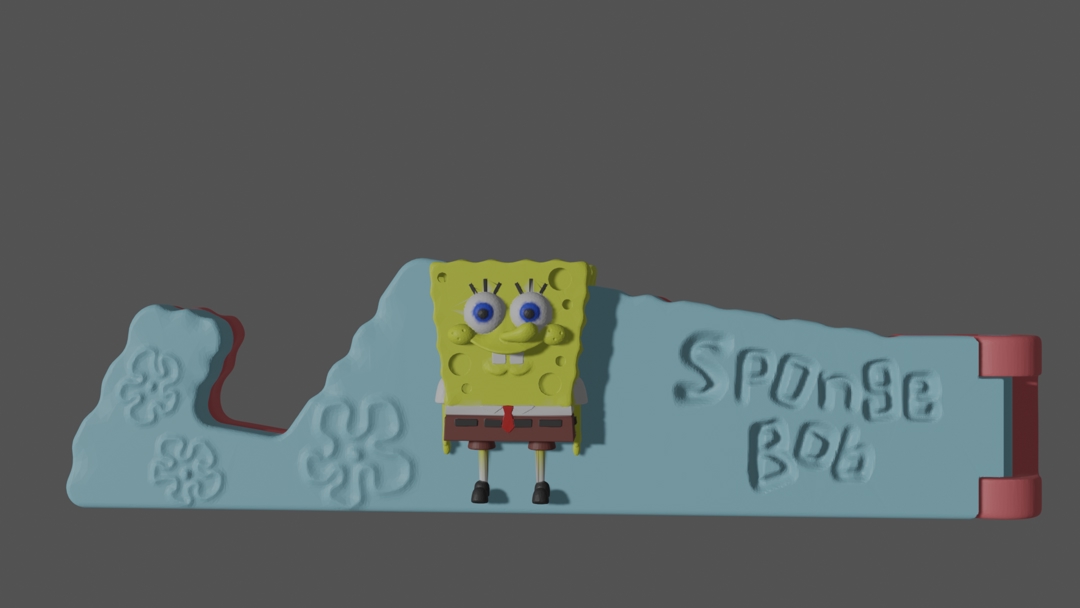 Image Sponge Bob phone holder