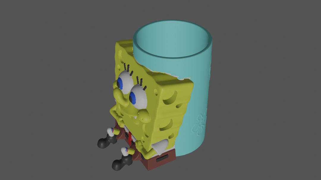 Image Sponge Bob pen holder