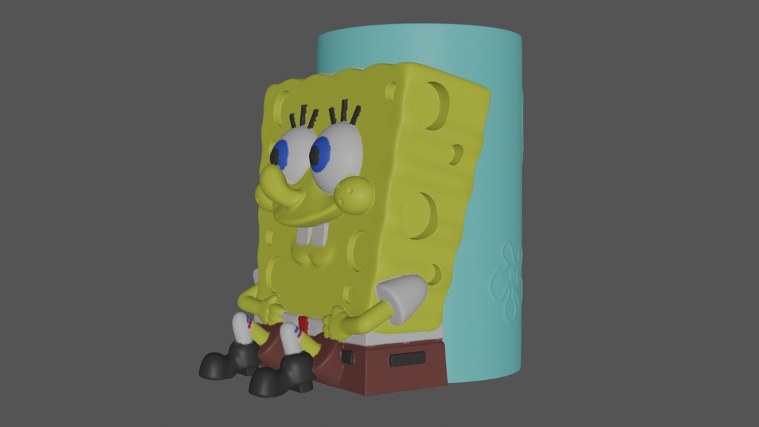 Image Sponge Bob pen holder