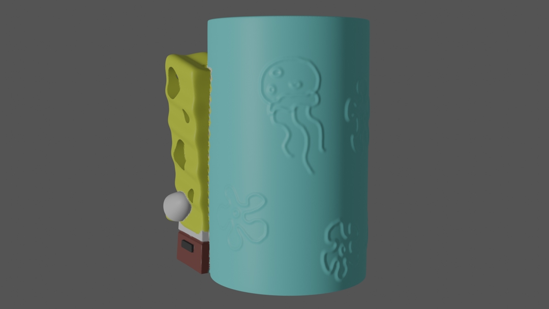 Image Sponge Bob pen holder