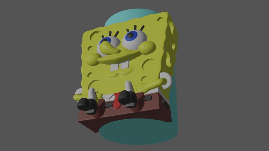 Image Sponge Bob pen holder