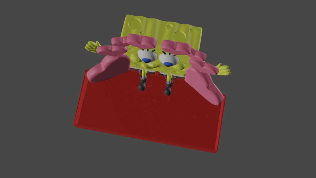 Image Sponge Bob in love box