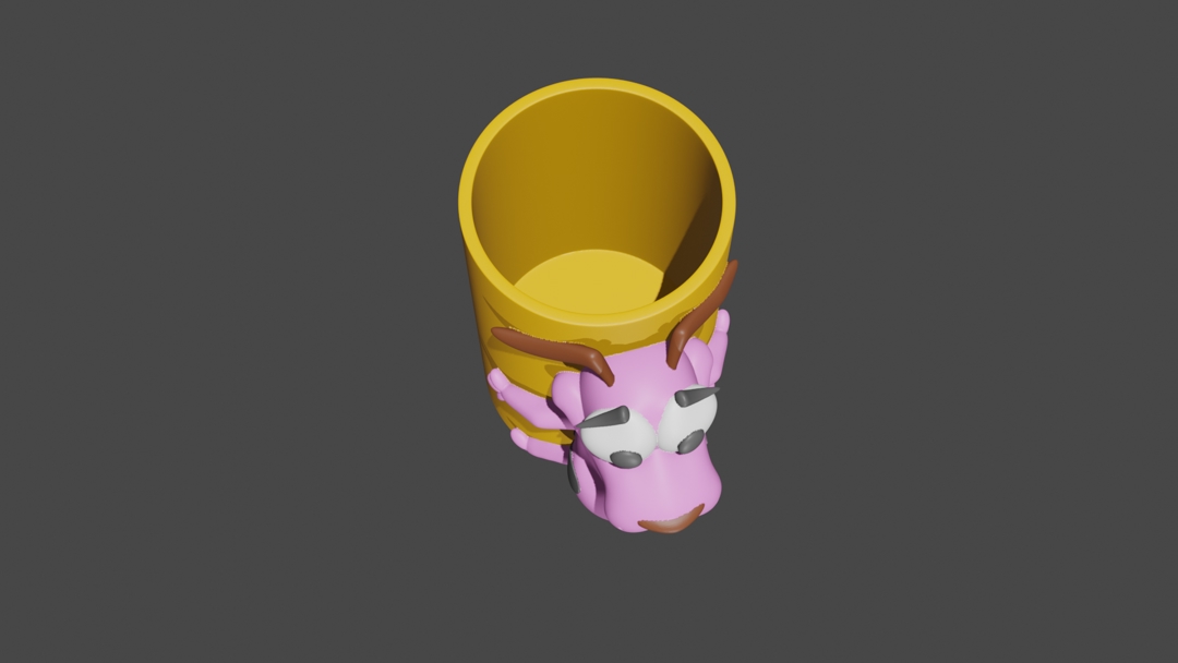 Image Courage the cowardly dog pen holder container