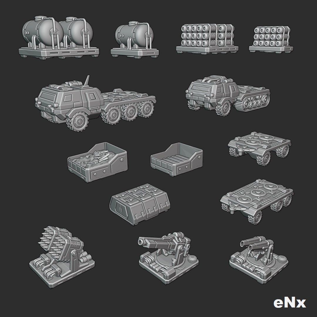 Image Land Vehicle - Multipurpose Armored Vehicle - EKALA 3 (SCALE 1/250)