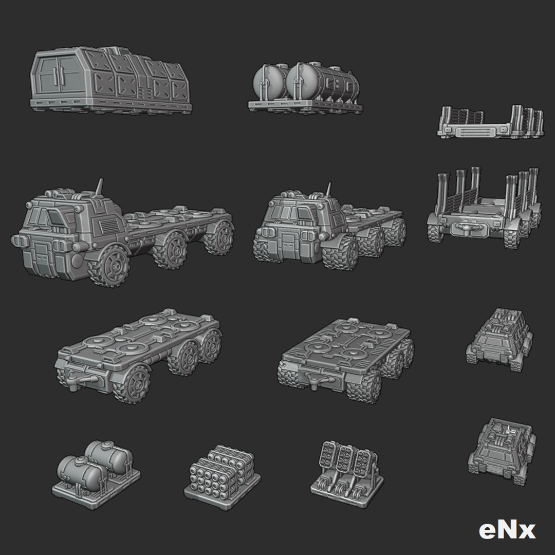 Image Land Vehicle - Multipurpose Armored Vehicle - EKALA 6 (SCALE 1/250)