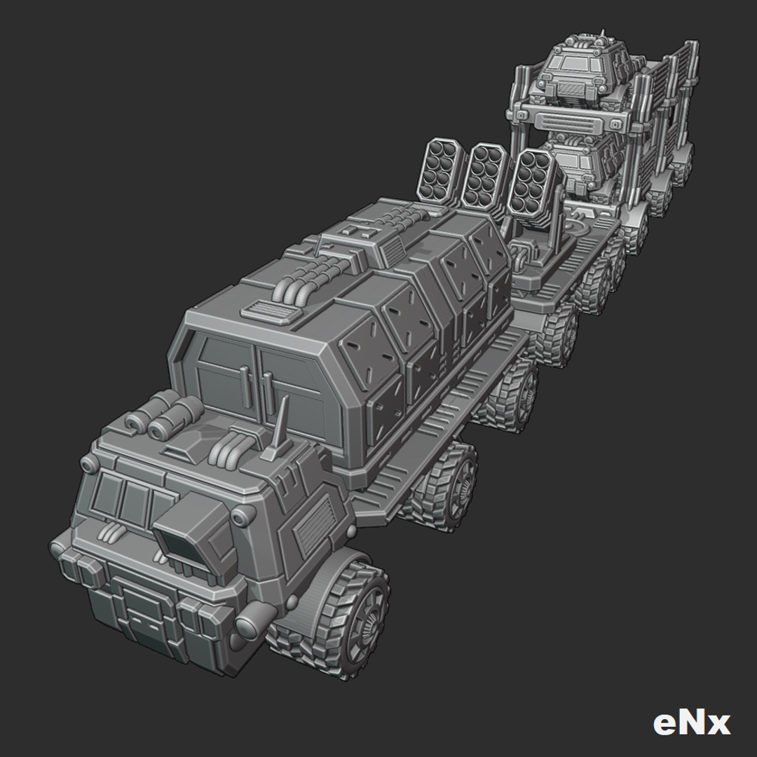 Image Land Vehicle - Multipurpose Armored Vehicle - EKALA 6 (SCALE 1/250)