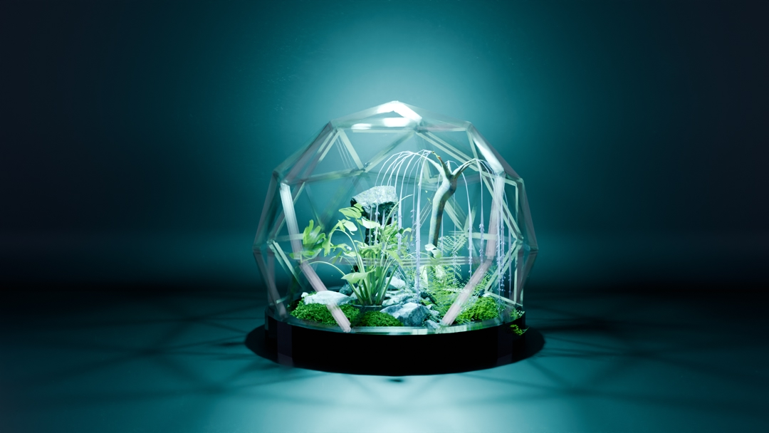 Image Geodesic Terrarium Dome 3/4 V2