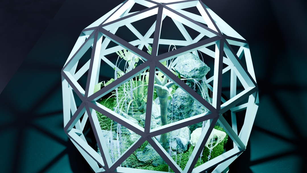 Image Geodesic Terrarium Dome 3/4 V2