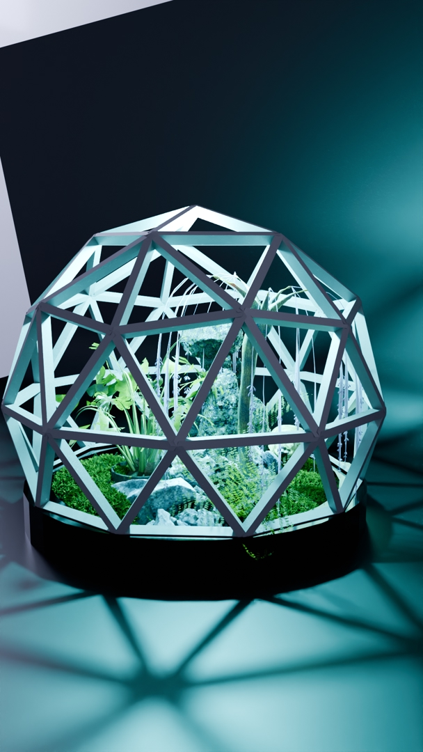 Image Geodesic Terrarium Dome 3/4 V2