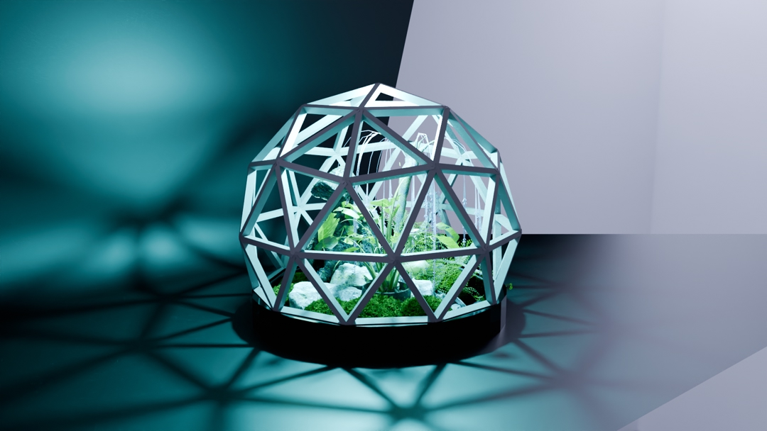 Image Geodesic Terrarium Dome 3/4 V2