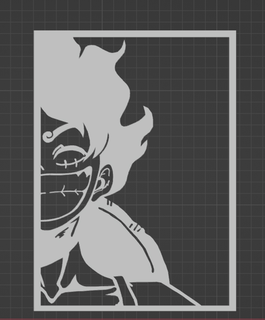 Image Cuadro Luffy