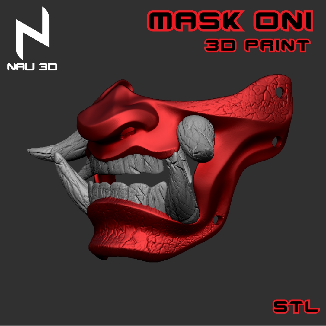 Image ONI MASK JAPAN / MASCARA ONI JAPONESA