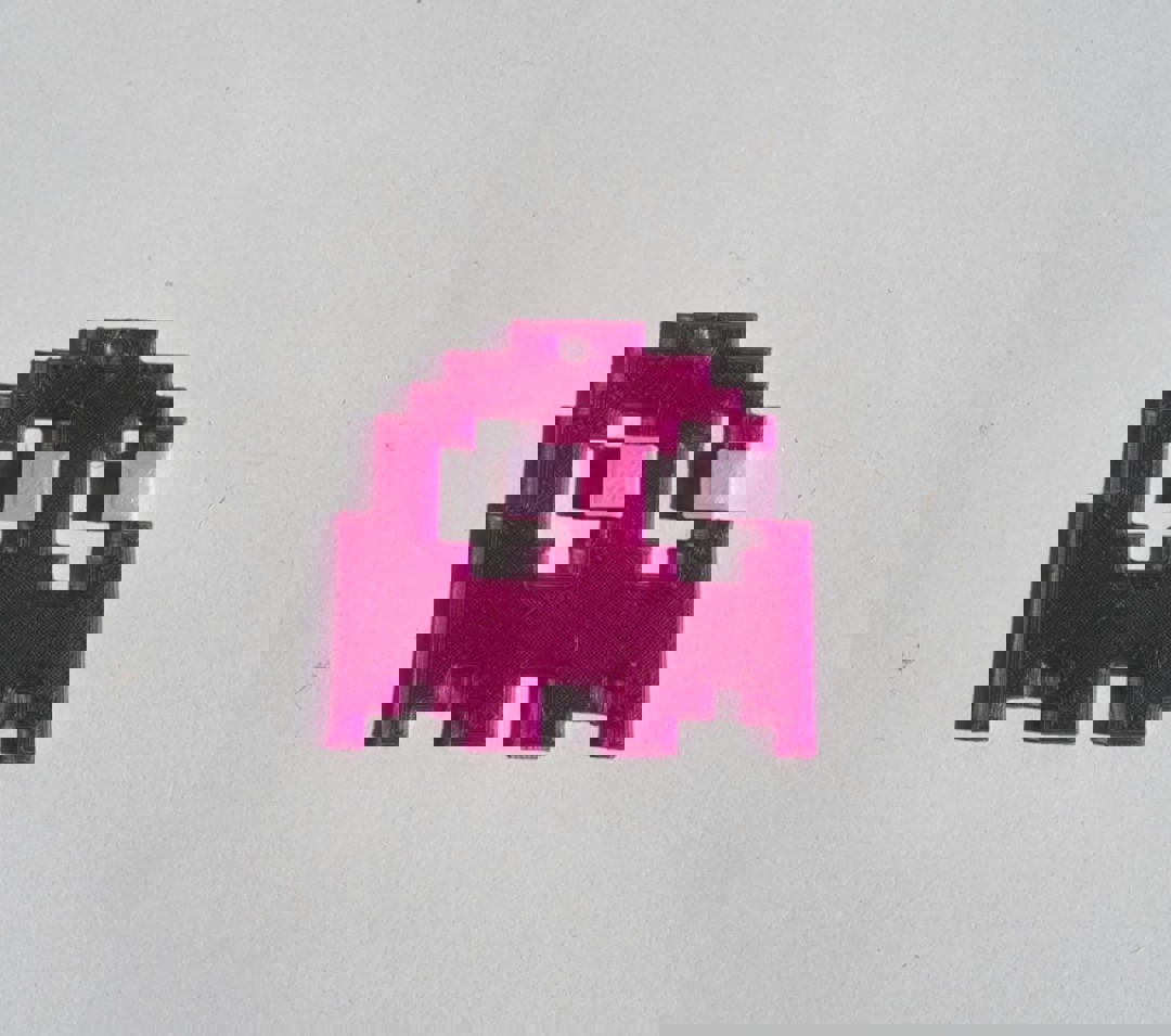 Model image PACMAN GHOST KEYCHAIN 3D MODEL