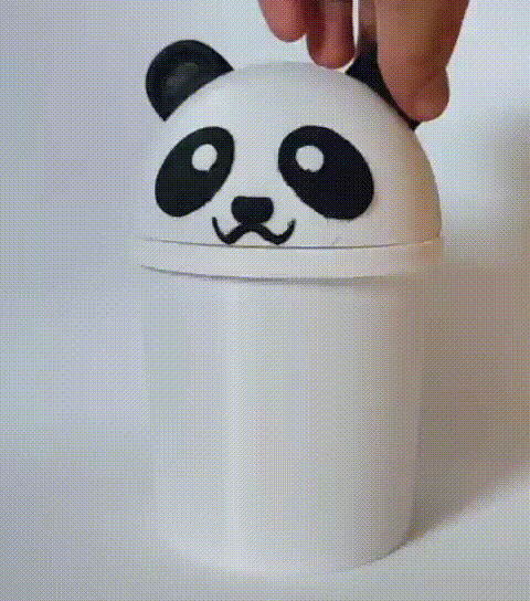 Image Panda Bin 3d Model