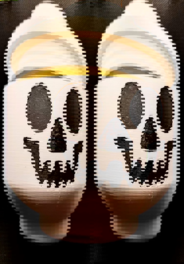 Model image NOT LEGO SKULL HEAD STORAGE