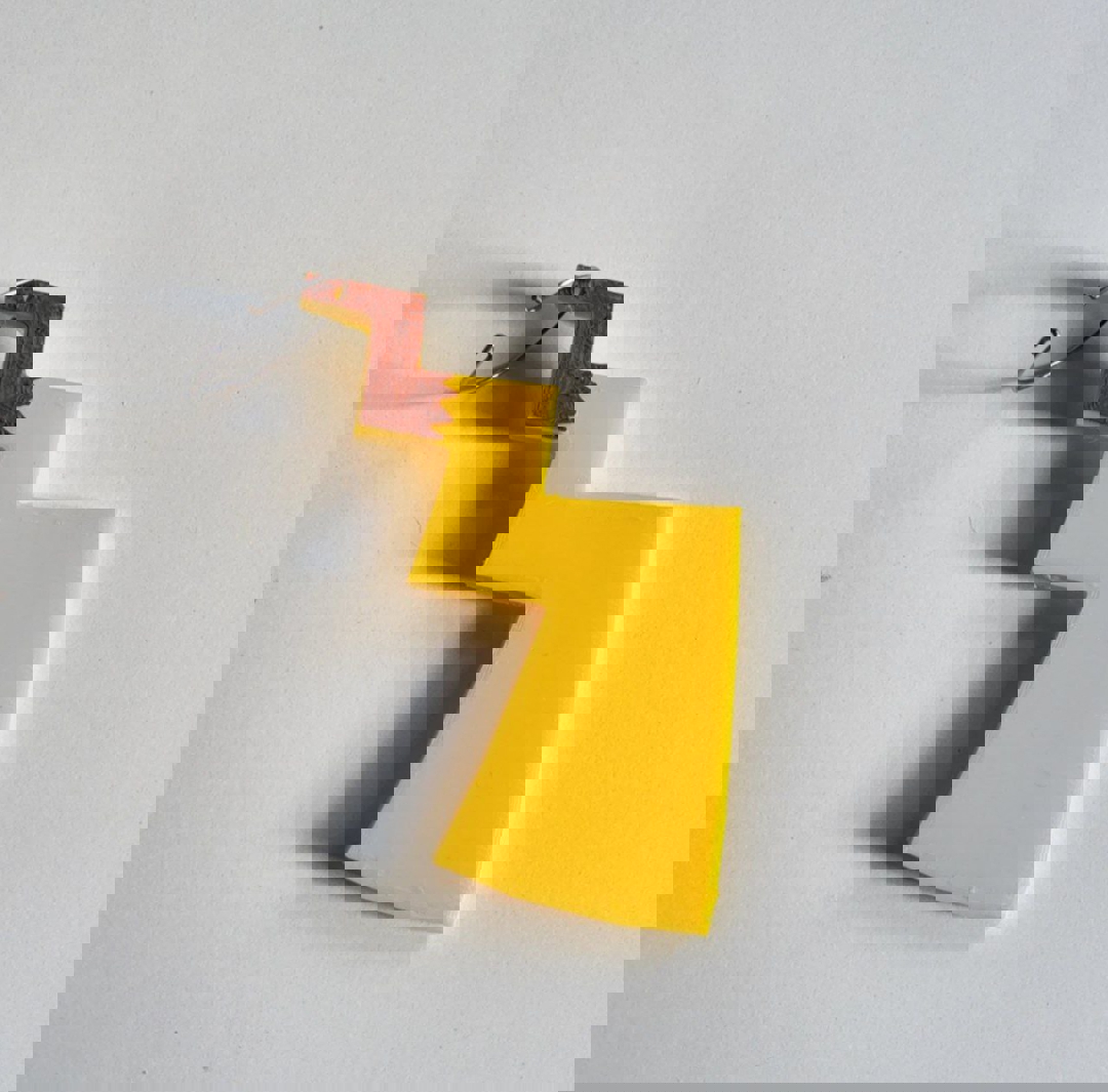 Model image PIKACHU TAIL EARRING (L AND R) 3D PRINT