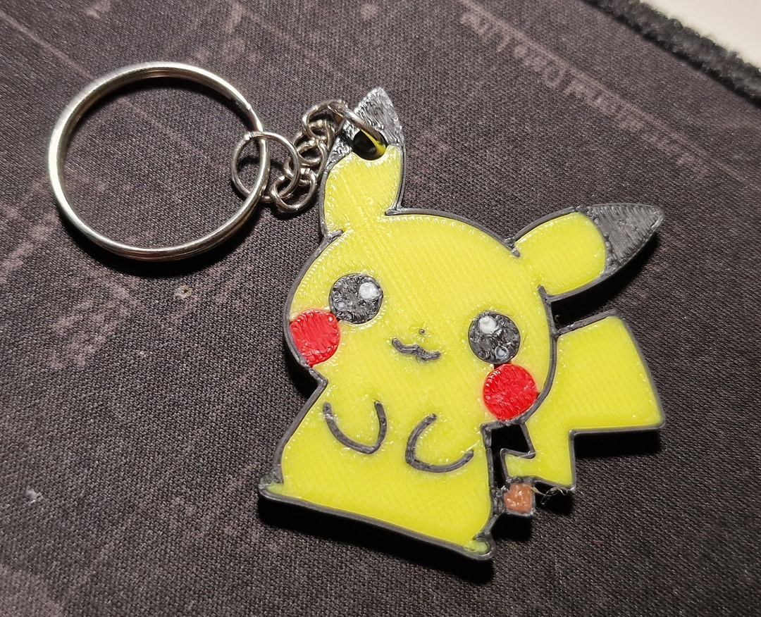 Image Llavero multicolor Pikachu
