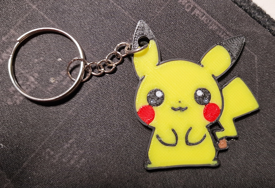 Image Llavero multicolor Pikachu