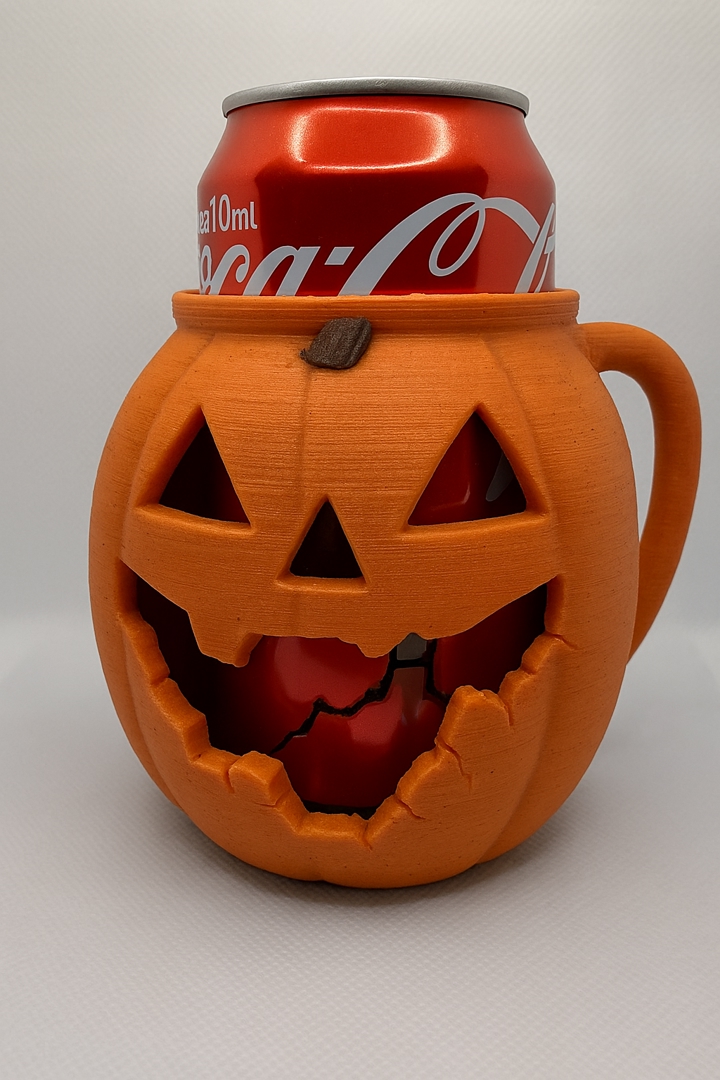 Image Halloween calabaza porta vasos refrescos
