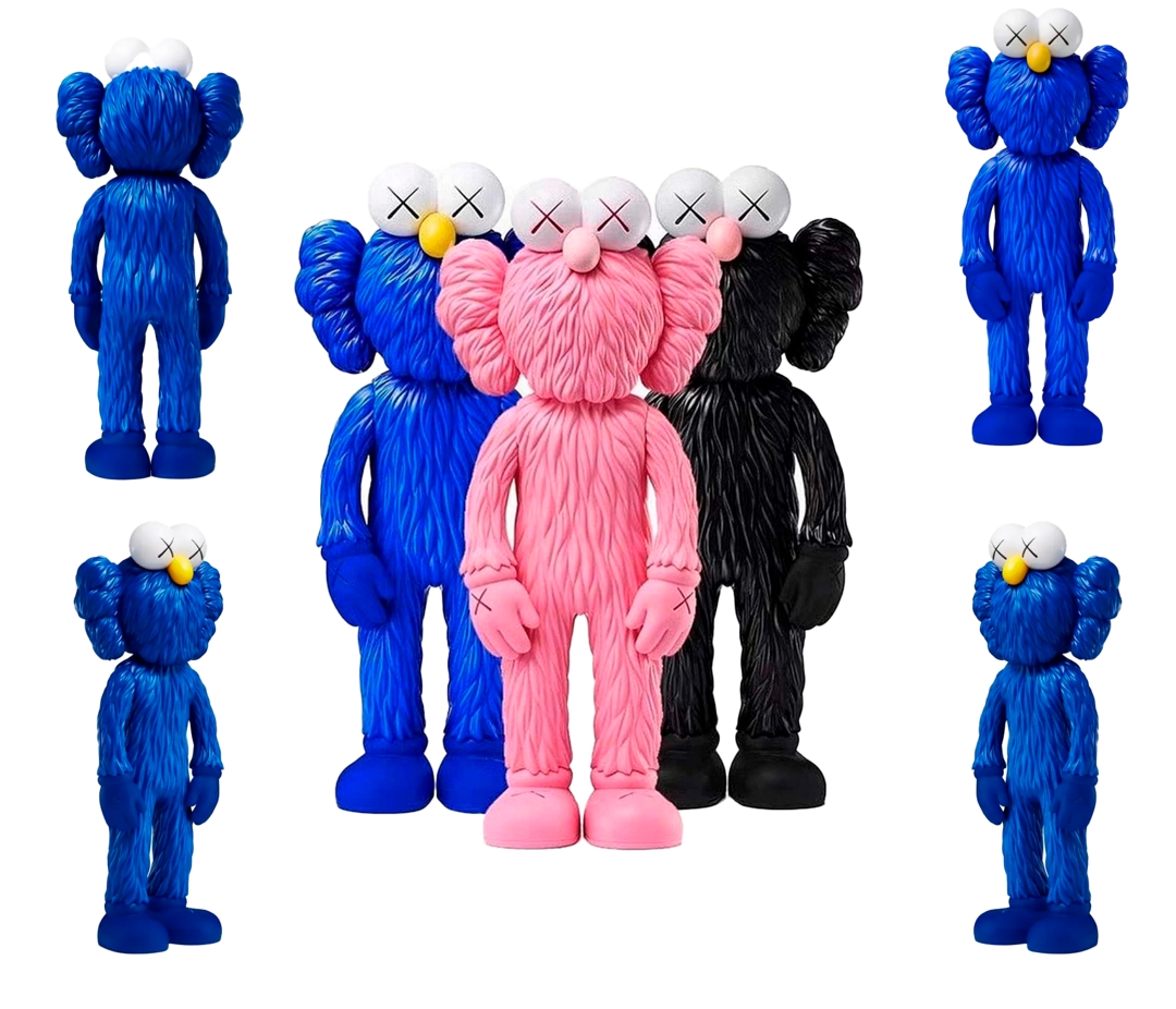 Model image KAWS BFF FAN ART TOY 3D PRINT