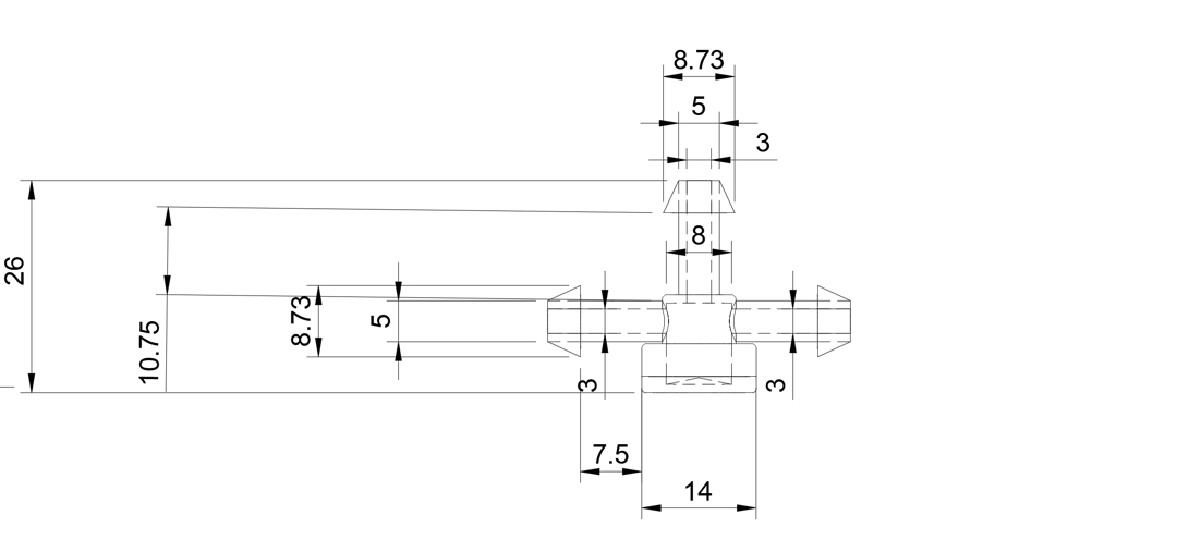 Image Conector triple Limpiaparabrisas