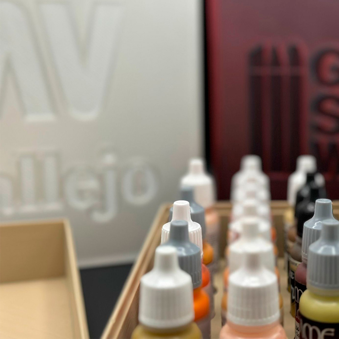 Image Caja Organizador de Pinturas Vallejo / Green Stuff / Army Painter - 36x17ml