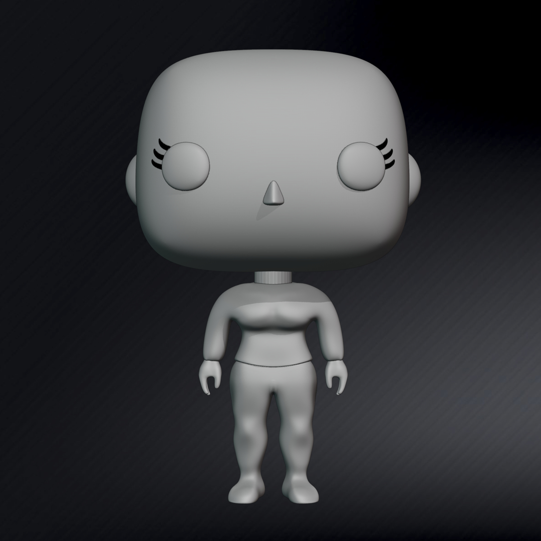 Image Free Funko Female Base Girl Power Shirt