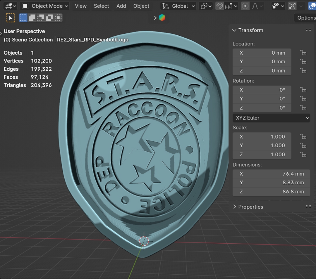 Image FREE ResidentEvil 2 RPD STARS logo and Emblem / Badge 👮♀️