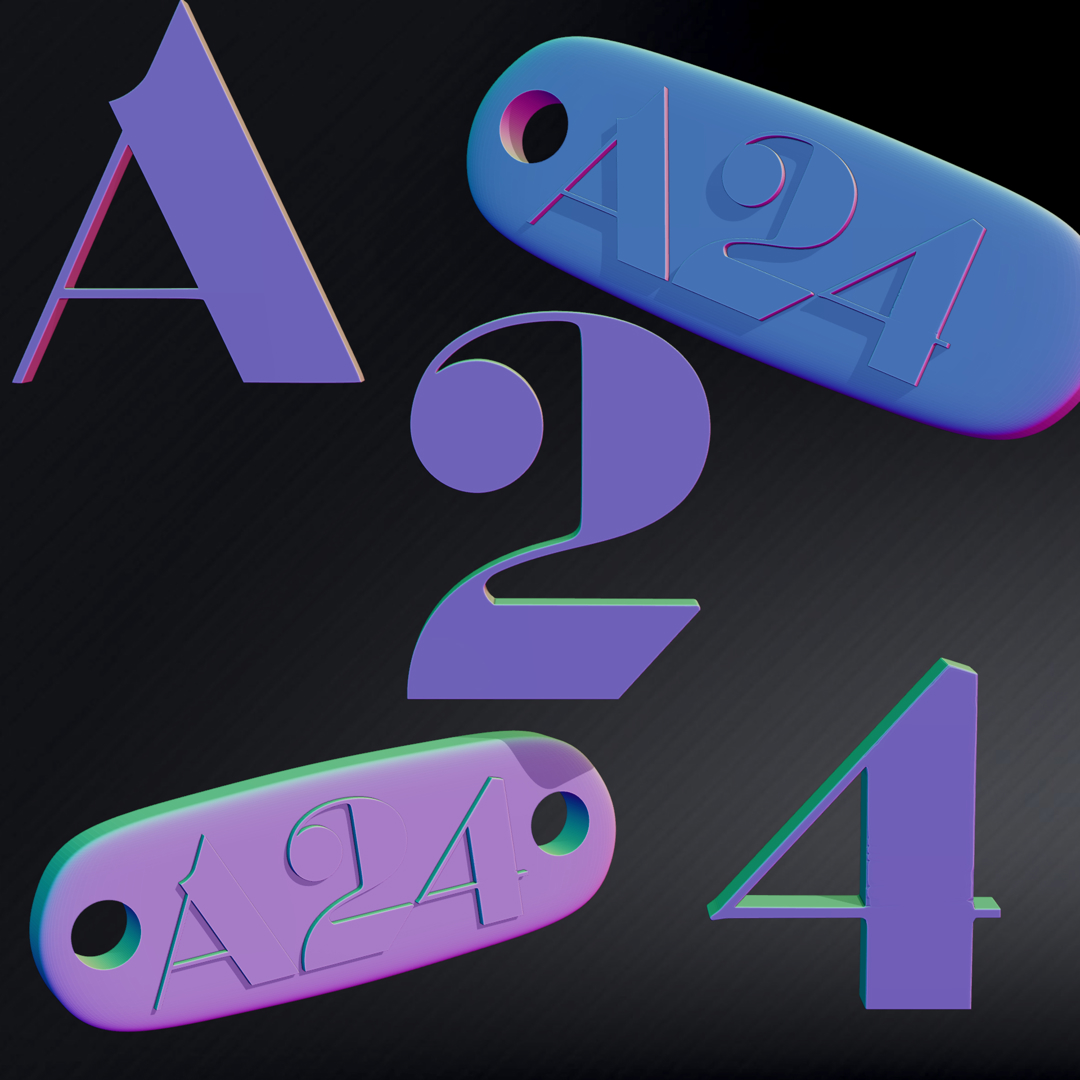 Image A24 Logo and Keychain 🎞