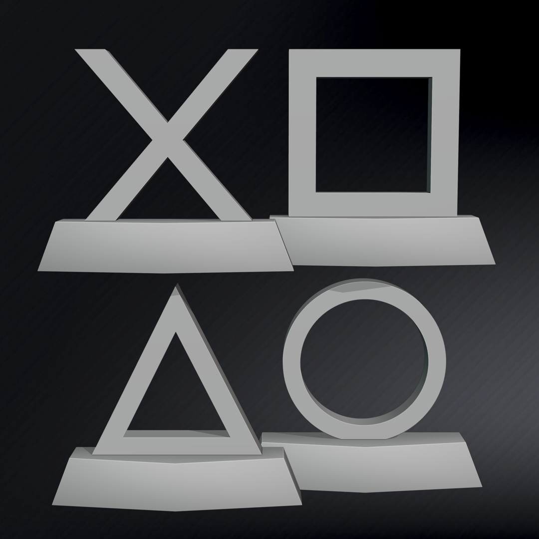 Image Play Station Icons, Buttons Alone And Base Version