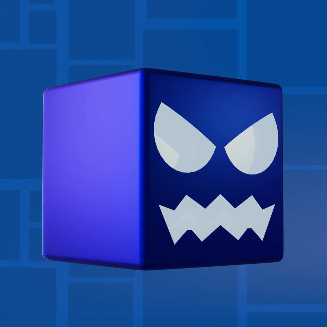 Image Geometry Dash Angry / Demonic Face
