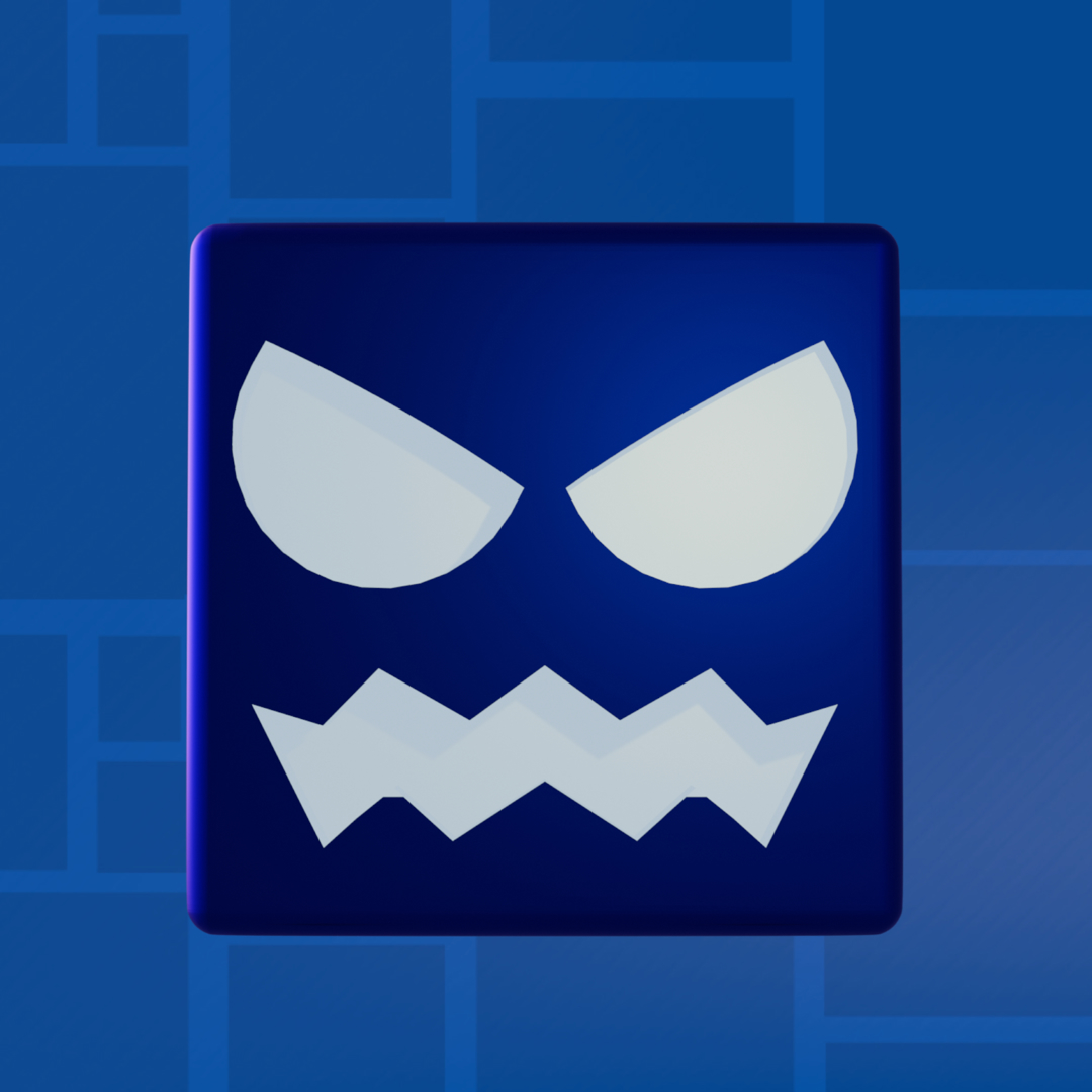 Image Geometry Dash Angry / Demonic Face