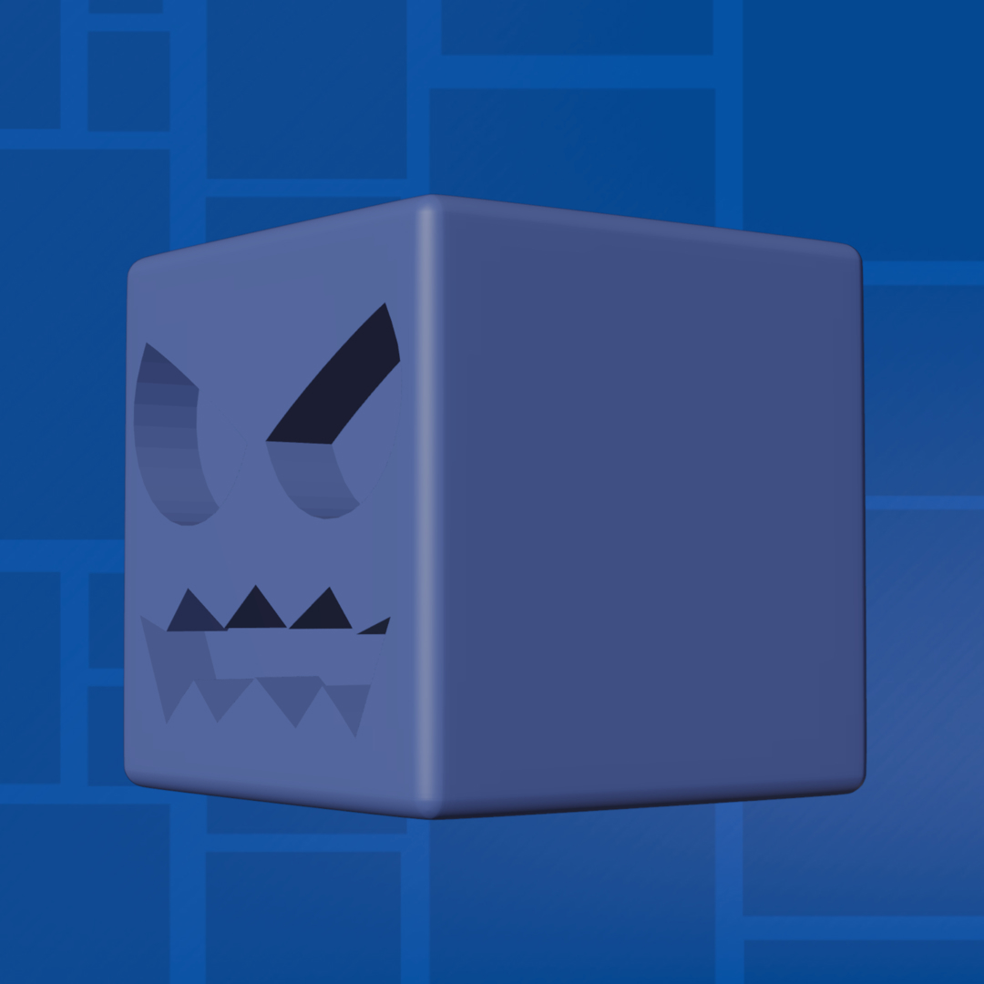 Image Geometry Dash Angry / Demonic Face