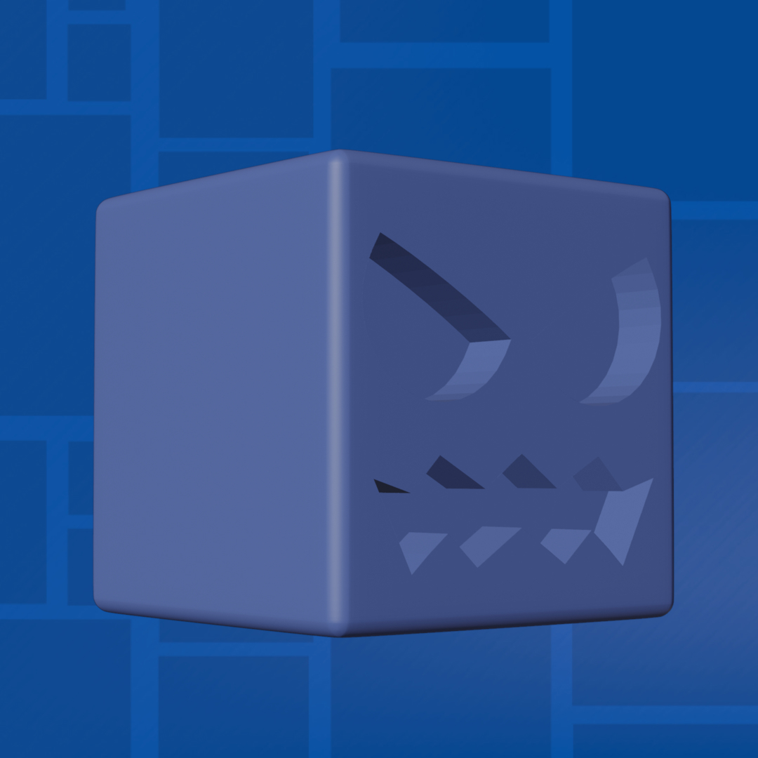 Image Geometry Dash Angry / Demonic Face