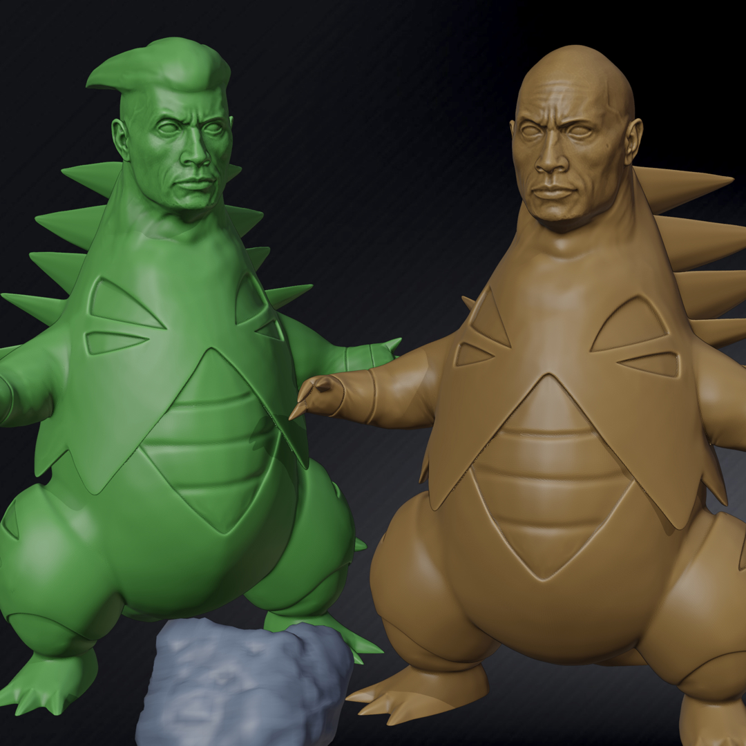 Image Tyrani-Rock-Tar, Tyranitar The Rock / Pokemon rock 🏔️