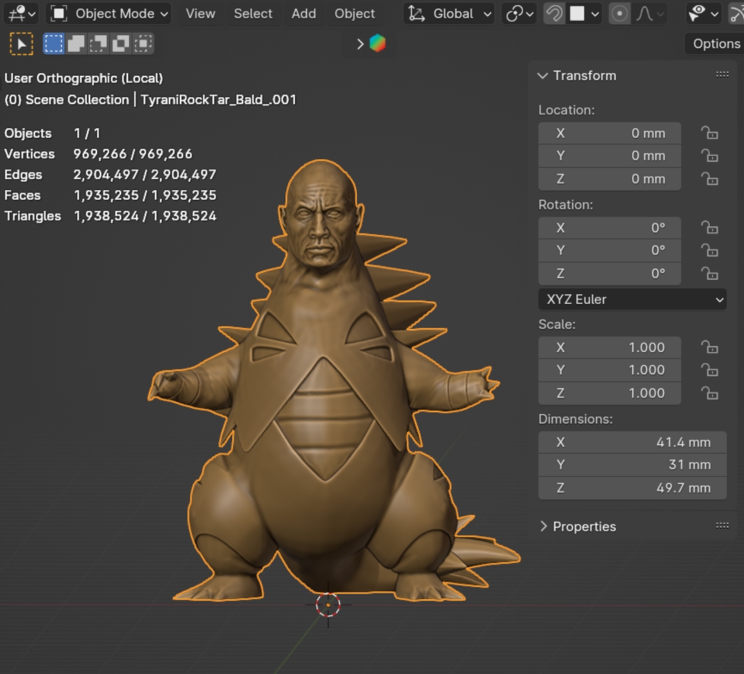 Image Tyrani-Rock-Tar, Tyranitar The Rock / Pokemon rock 🏔️
