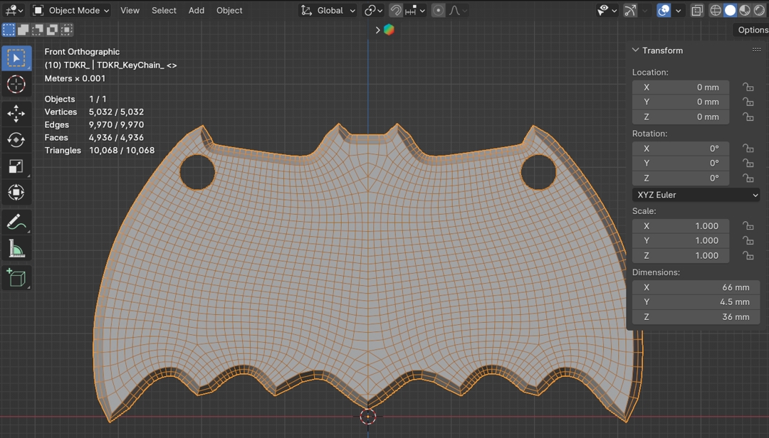 Image FREE Batman TDKR Keychain