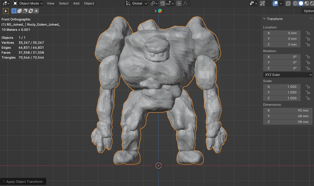 Image Rocky Golem | RGP TableTop Golem 🗿