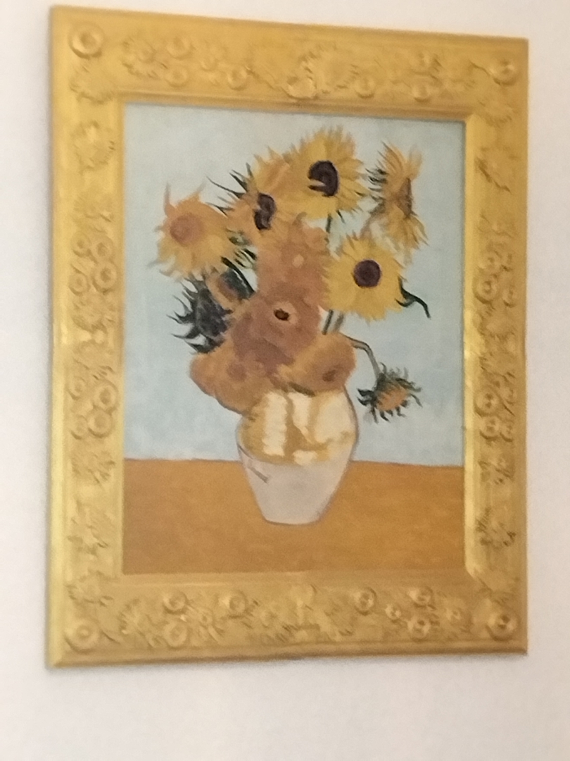 Image SUNFLOWERS FRAME, VAN GOGH