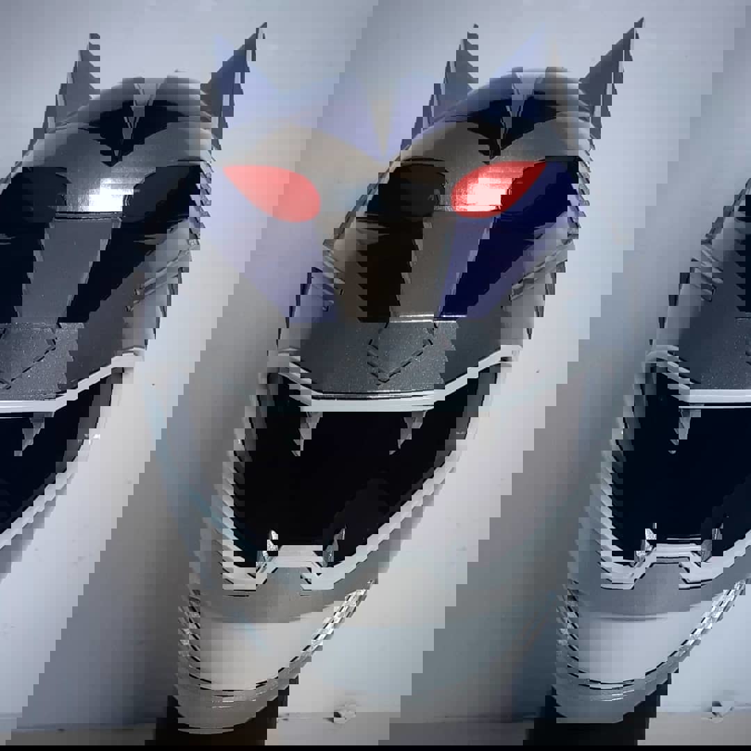 Image CASCO HELMET GAO SILVER/LUNAR WOLF - GAORANGER - WILD FORCE