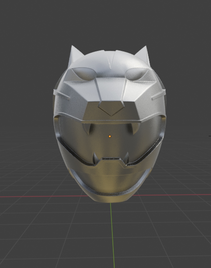 Image CASCO HELMET GAO SILVER/LUNAR WOLF - GAORANGER - WILD FORCE